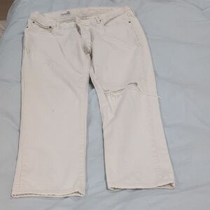 GAP Women's Boyfriend Jeans in Cream